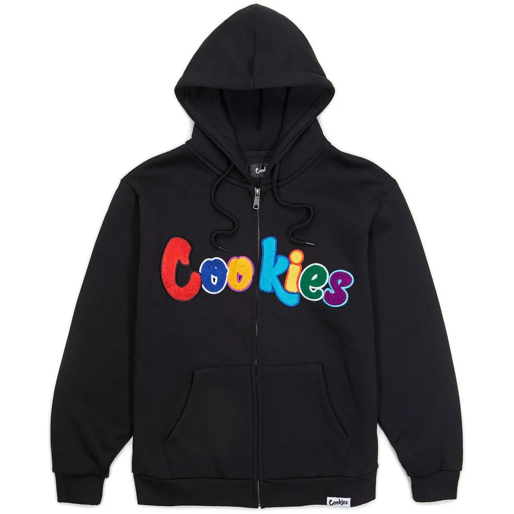 Battalion Chenille Applique Zip Front Hoodie