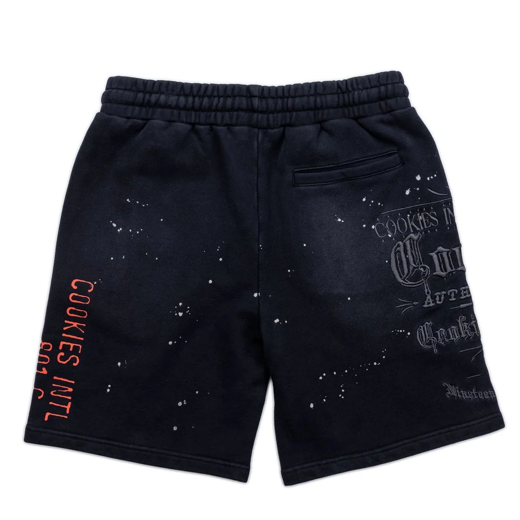 Gold Rush Distressed and Splattered Sweatshorts 3 Gold Rush Distressed and Splattered Sweatshorts