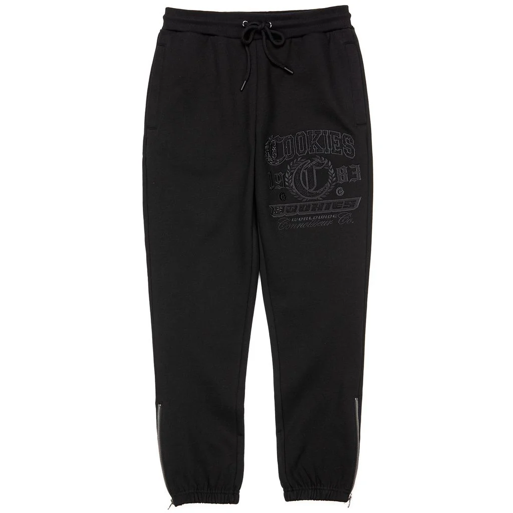 Paradise City Rhinestone Applique Fleece Pants