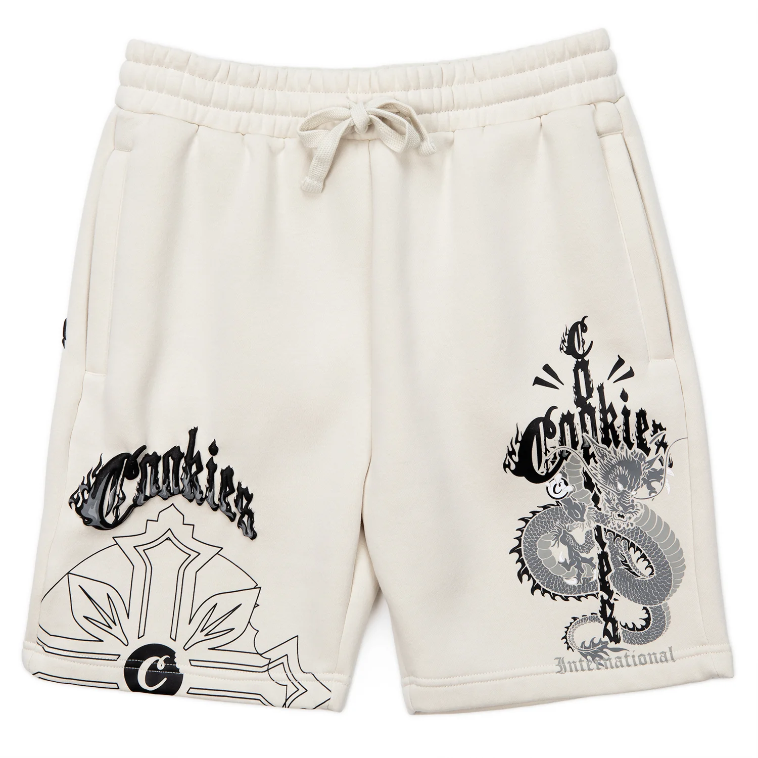 World On Fire Fleece Shorts