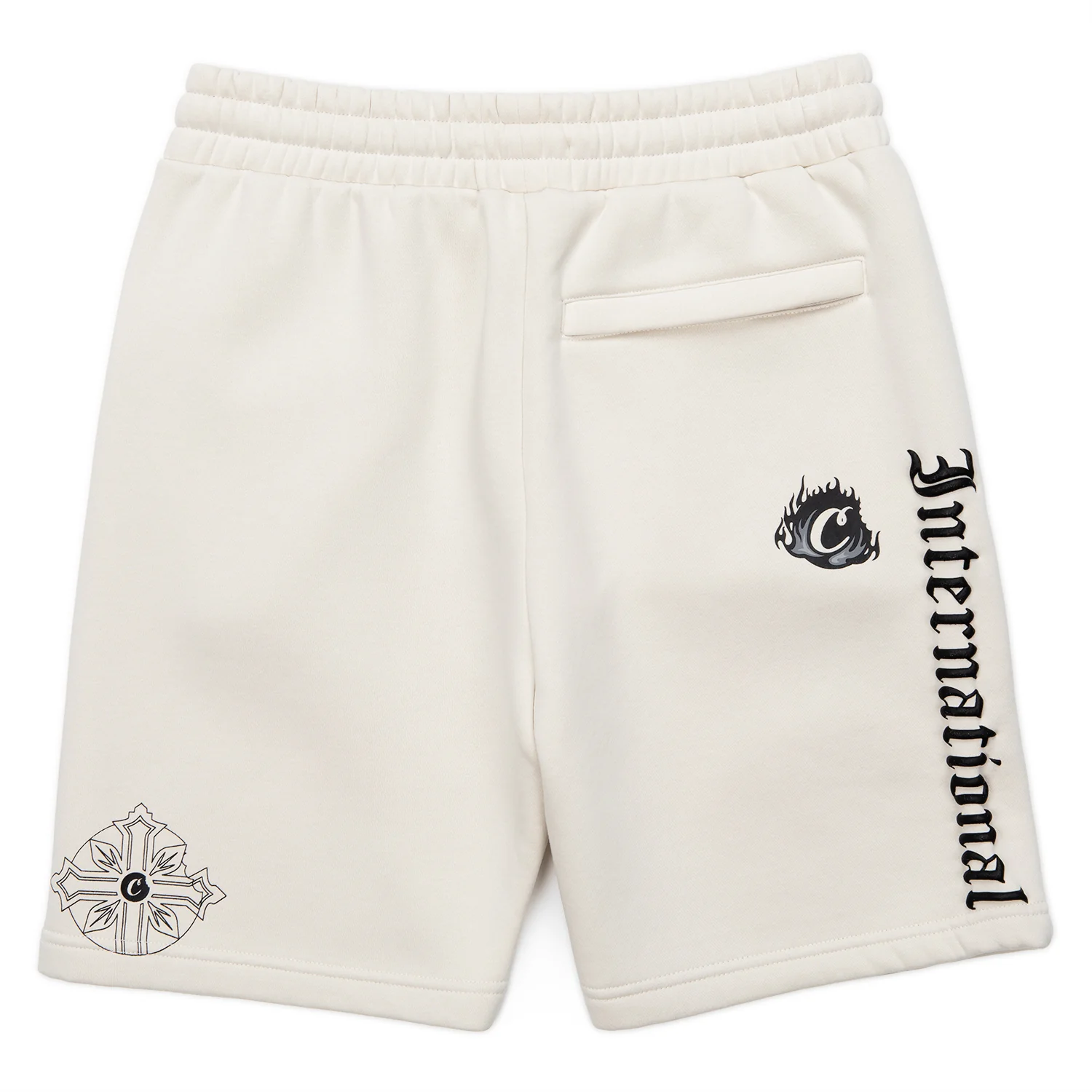 World On Fire Fleece Shorts