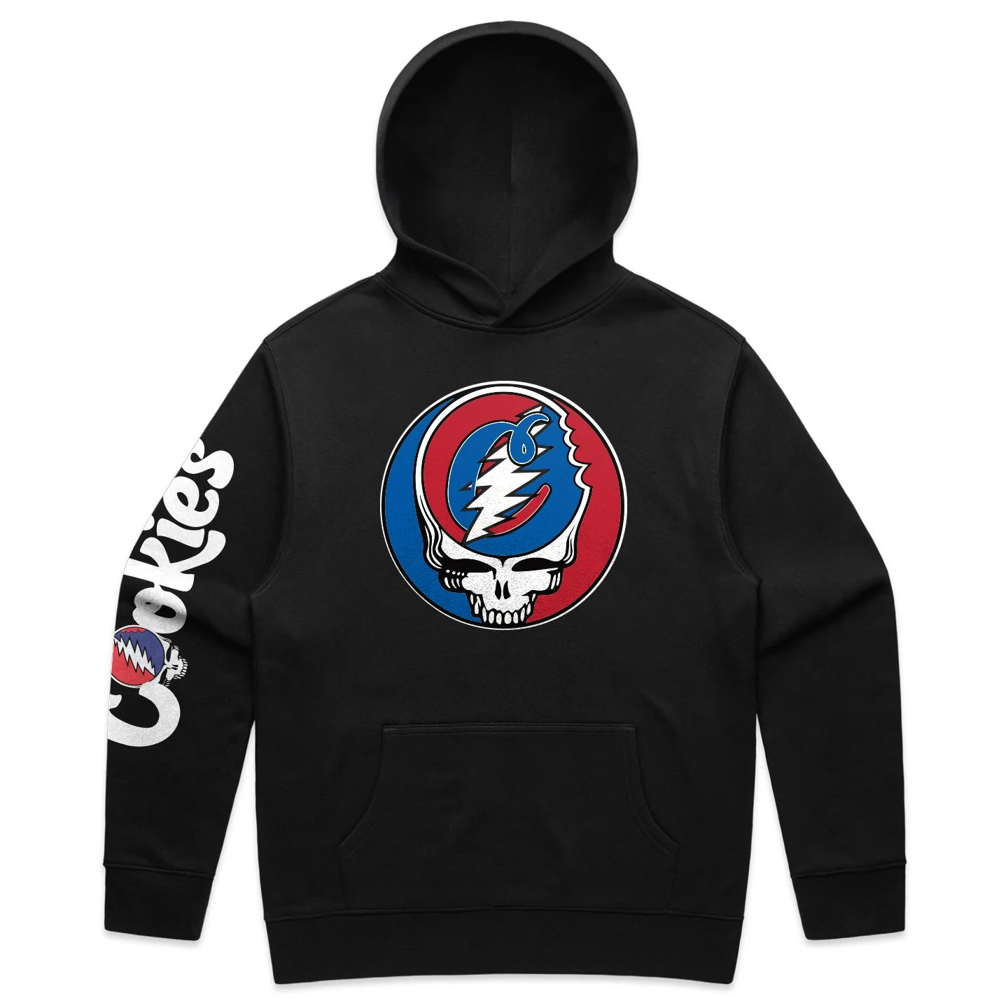Cookies X Grateful Dead -Steal Your Face Pullover Hoodie 2 Cookies X Grateful Dead -Steal Your Face Pullover Hoodie