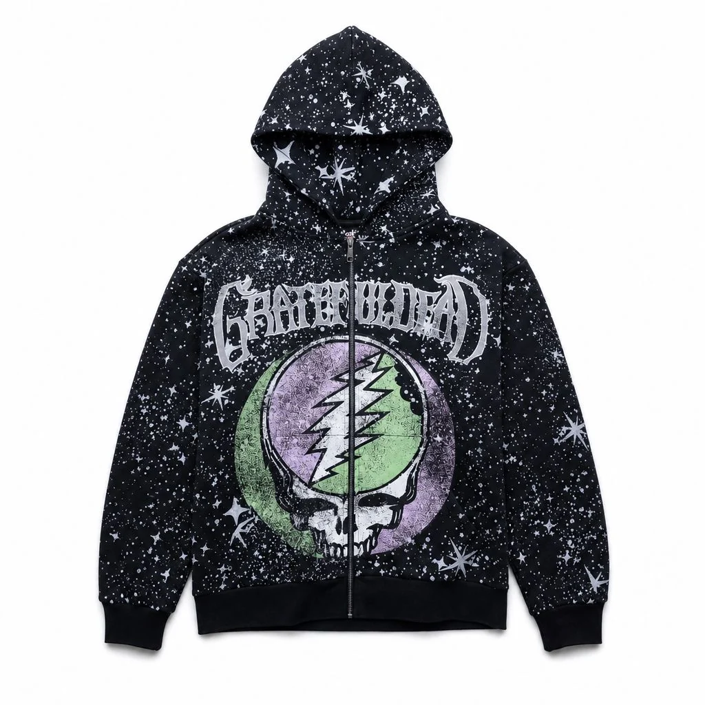 Cookies X Grateful Dead- Galaxy Zip Front Hoodie 9 Cookies X Grateful Dead- Galaxy Zip Front Hoodie