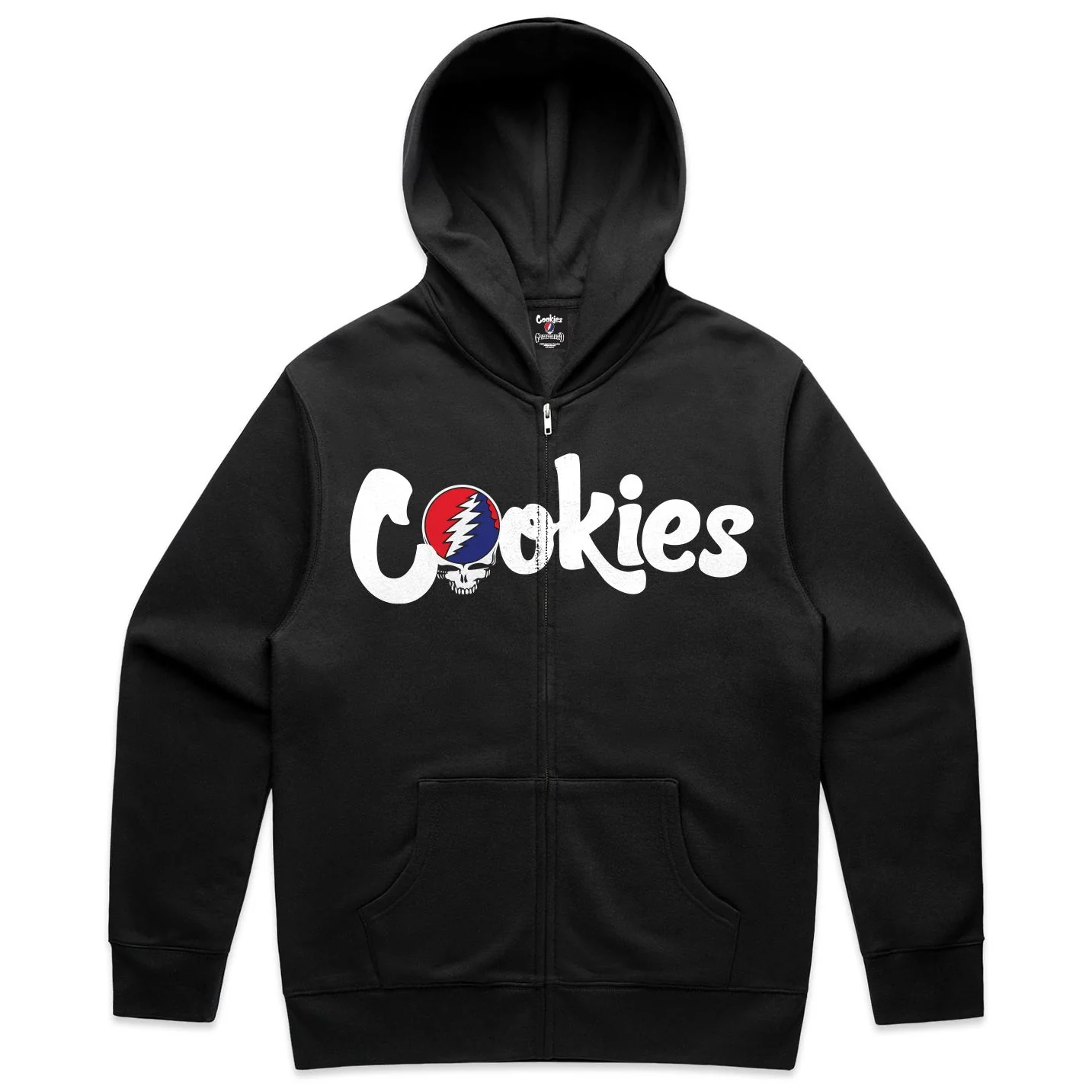 Cookies X Grateful Dead- Zip Front Hoodie