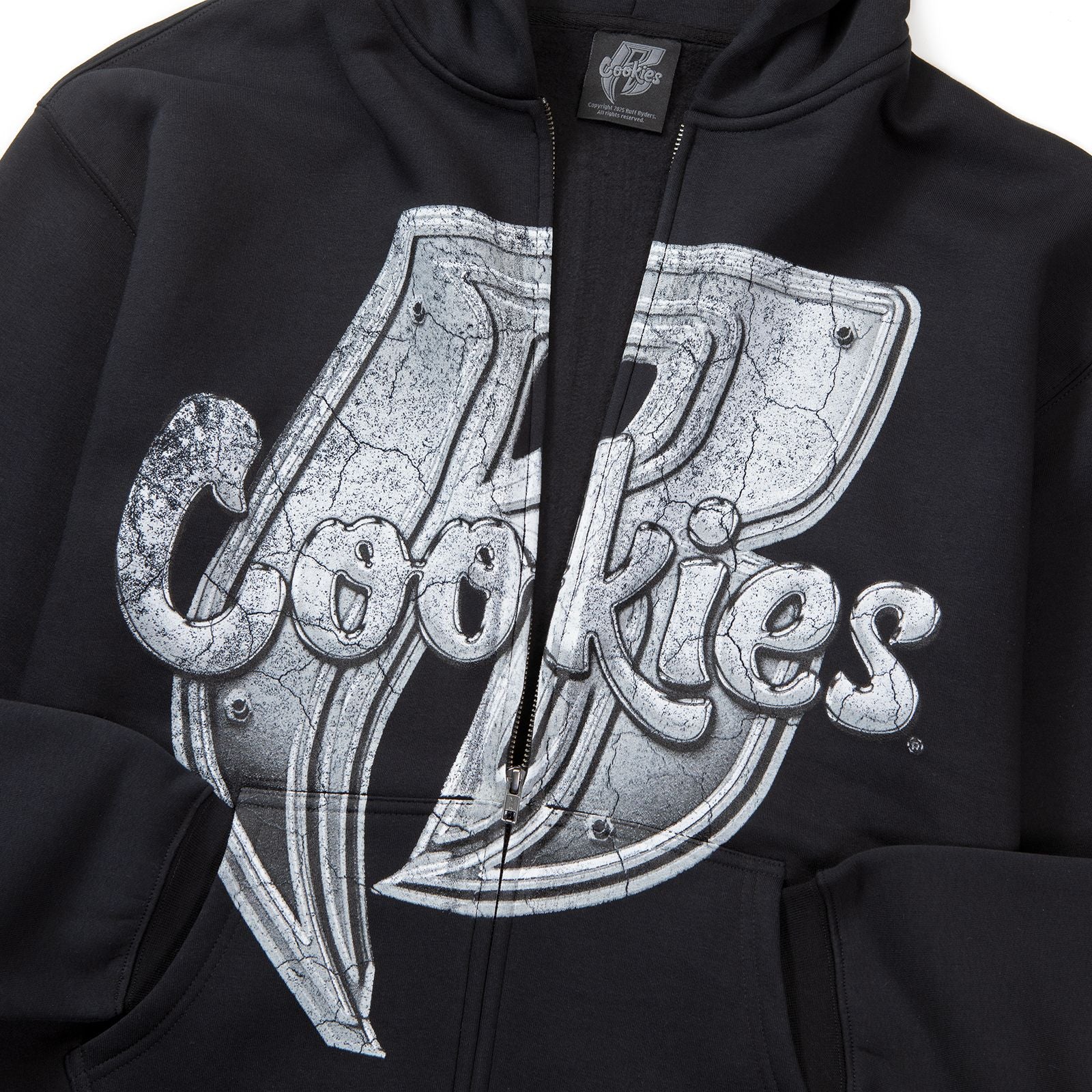 Cookies x Ruff Ryders Chrome Full Zip Hoodie