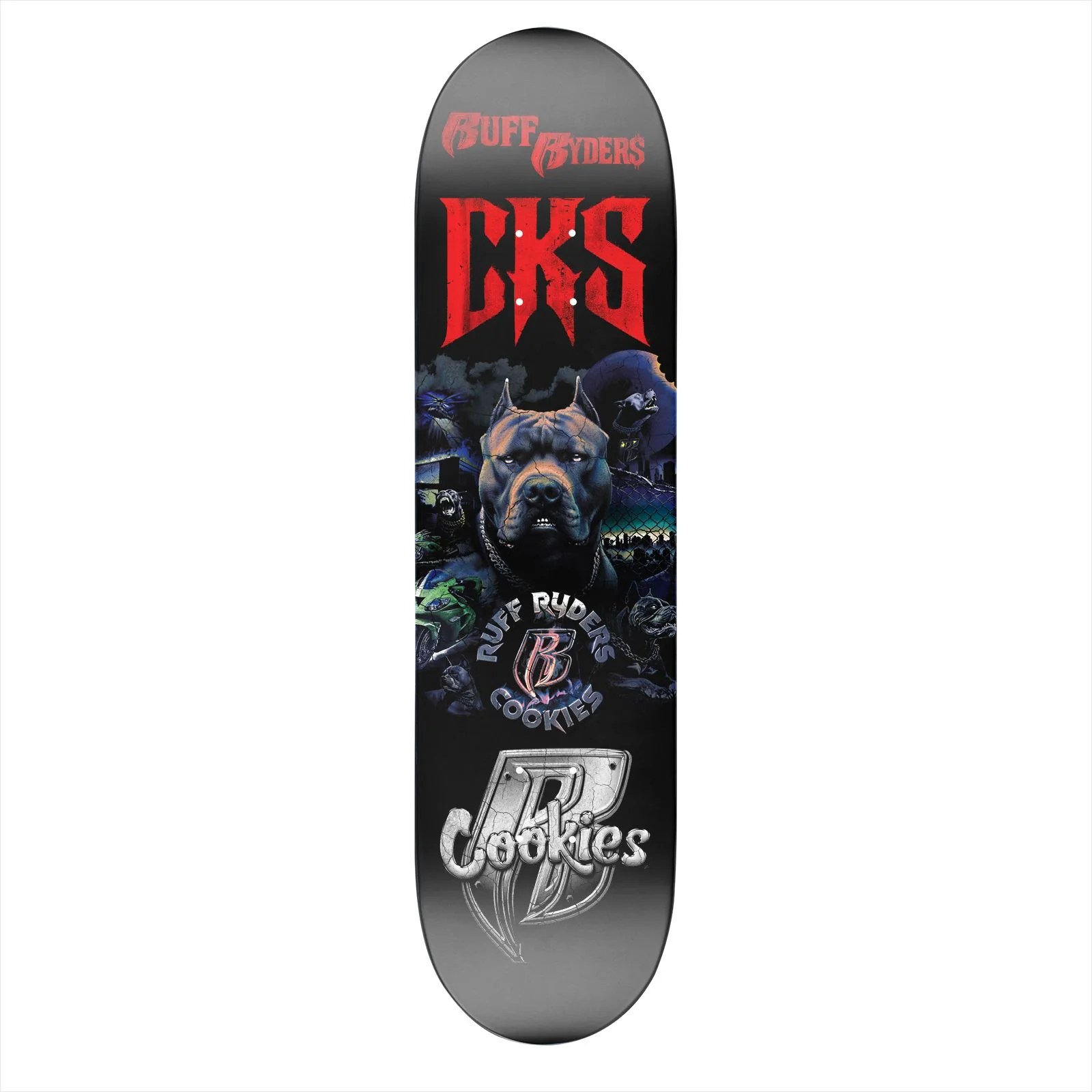 Cookies x Ruff Ryders CKS Skateboard Deck 1 Cookies x Ruff Ryders CKS Skateboard Deck