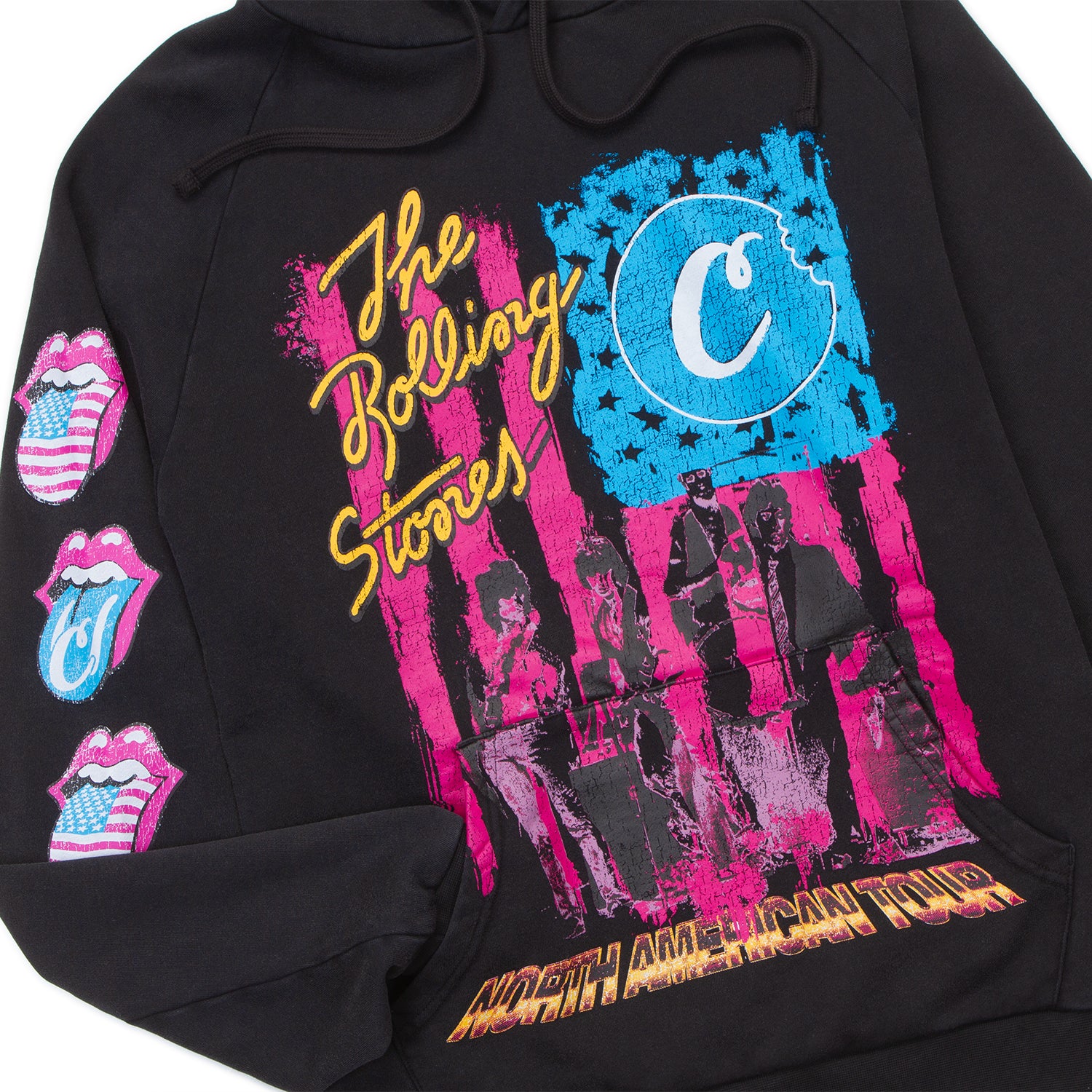 Flag Pullover Hoodie - Rolling Stones 4 Flag Pullover Hoodie - Rolling Stones