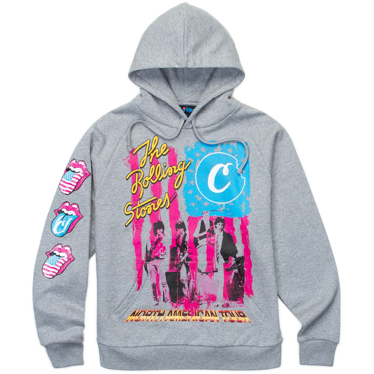 Flag Pullover Hoodie - Rolling Stones 5 Flag Pullover Hoodie - Rolling Stones