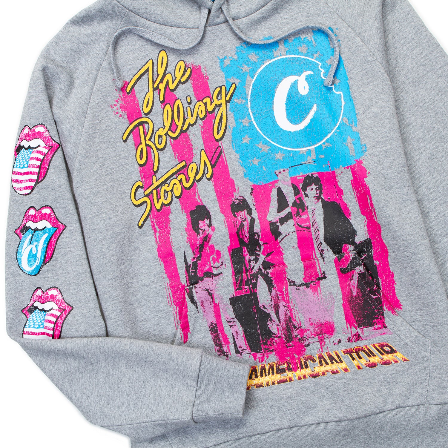 Flag Pullover Hoodie - Rolling Stones 6 Flag Pullover Hoodie - Rolling Stones