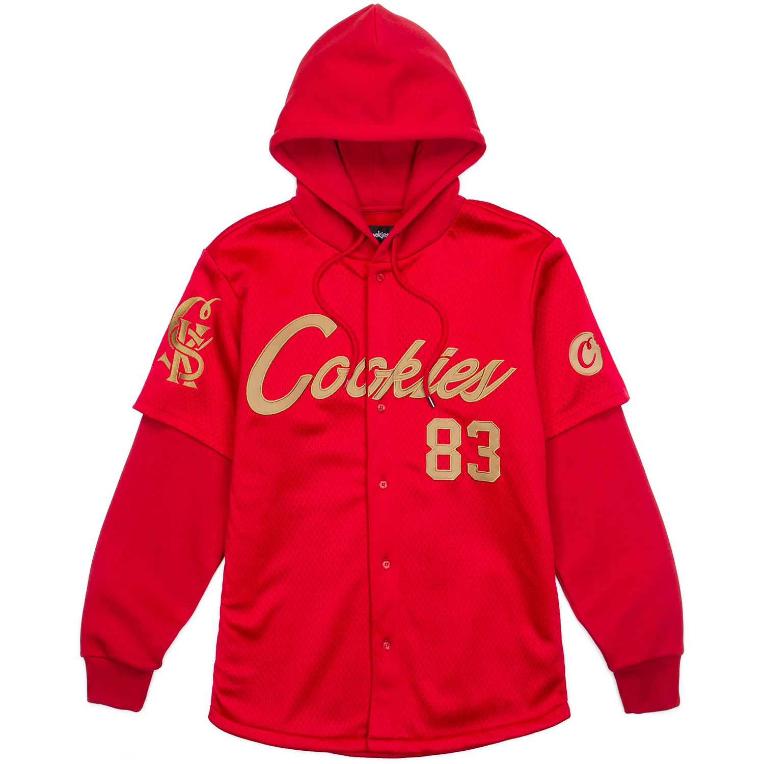 Legacy Jersey LS 2Fer With Fleece Hood