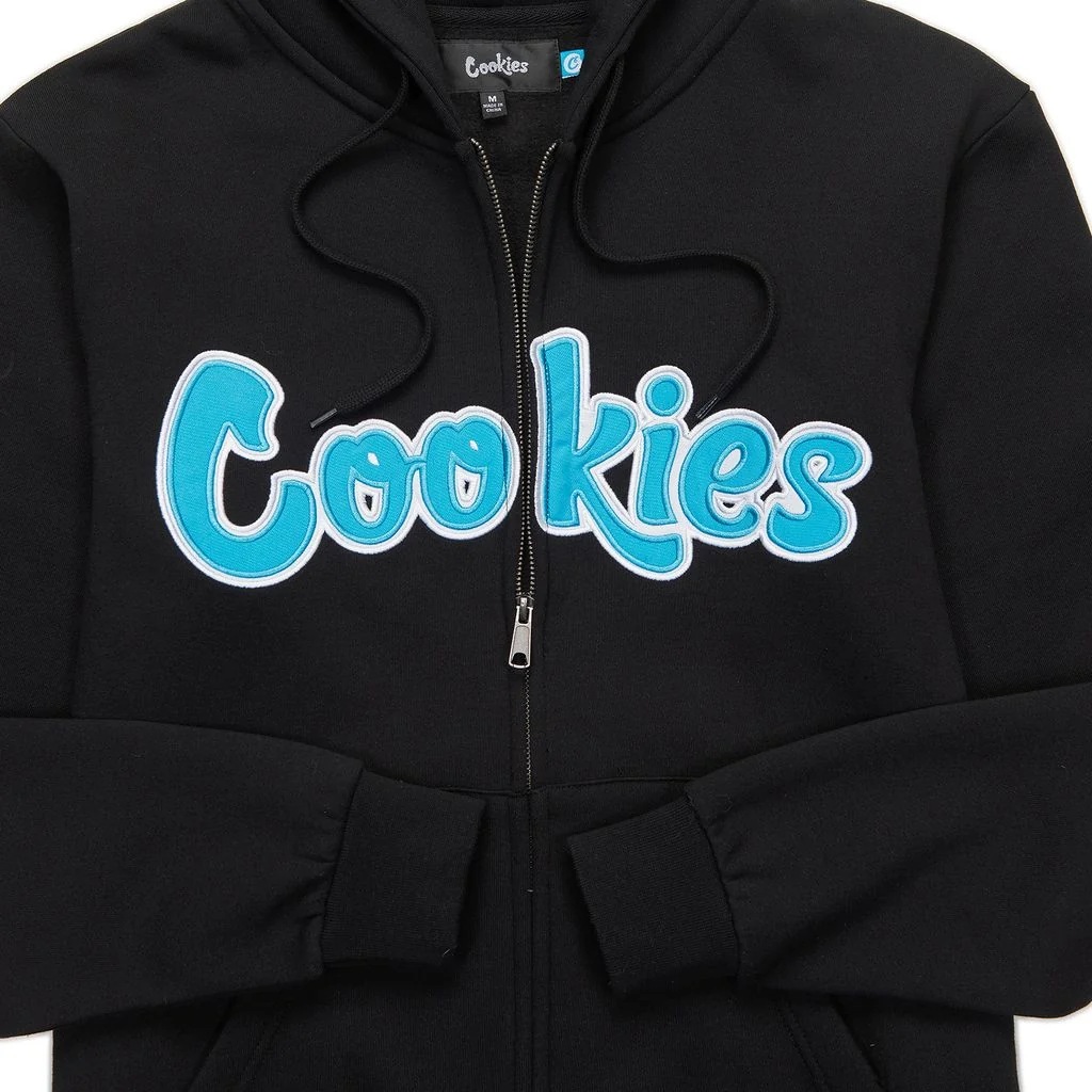 Original Logo Twill Applique Zip Front Hoodie 2 Original Logo Twill Applique Zip Front Hoodie