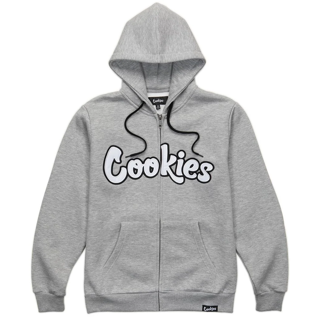 Original Logo Twill Applique Zip Front Hoodie 4 Original Logo Twill Applique Zip Front Hoodie