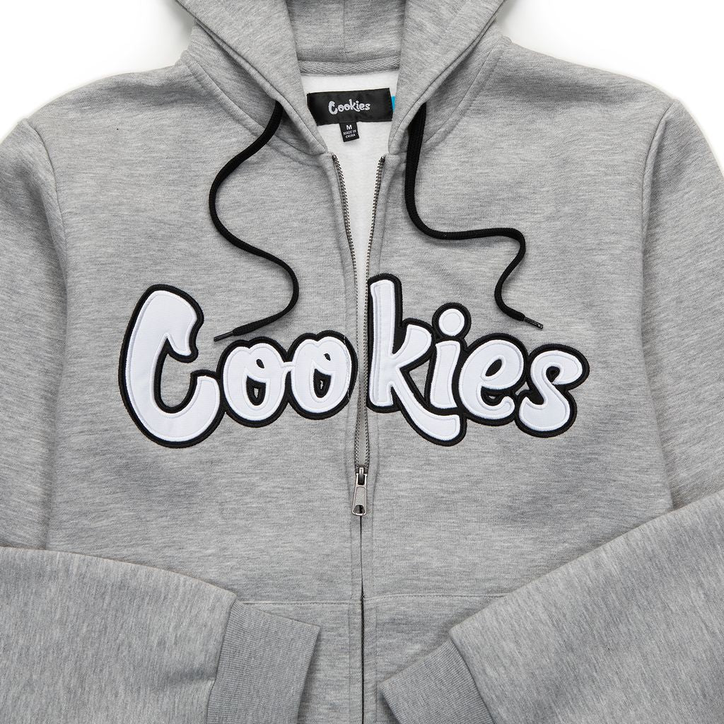 Original Logo Twill Applique Zip Front Hoodie 5 Original Logo Twill Applique Zip Front Hoodie