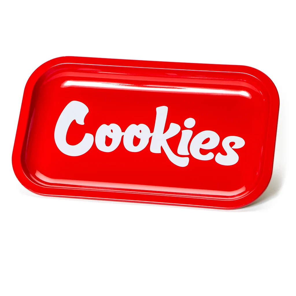 Cookies Blue Medium Metal Tray