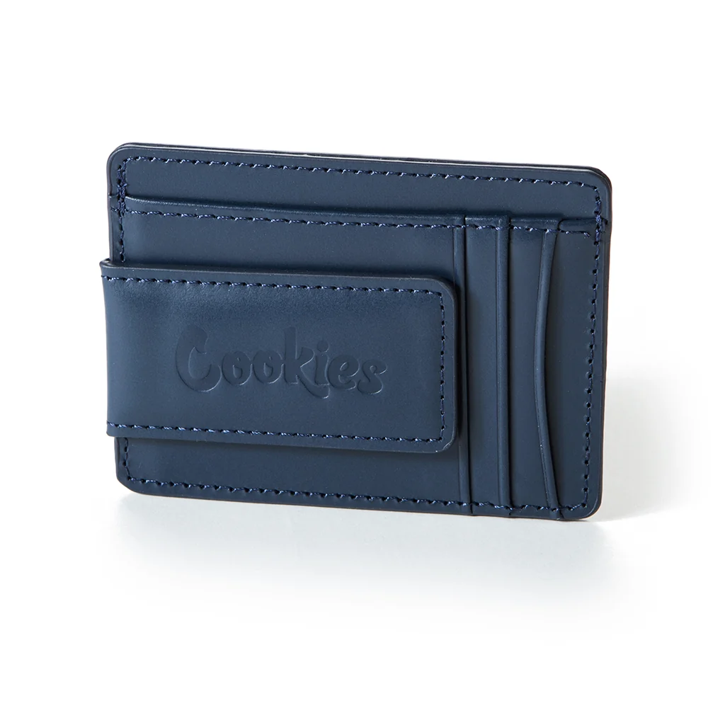 Cookie Money Clip/ Leather Card Holder