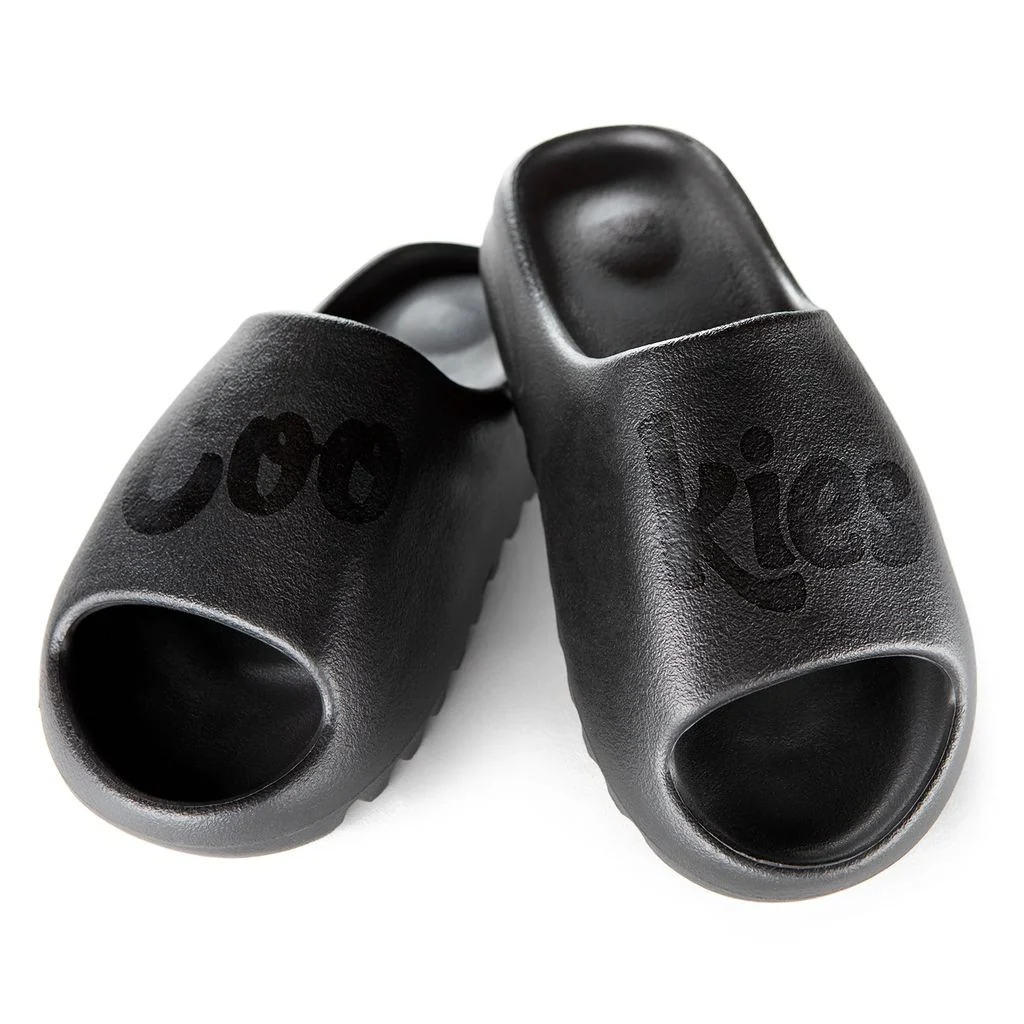 Original Logo Faux Leather Slides