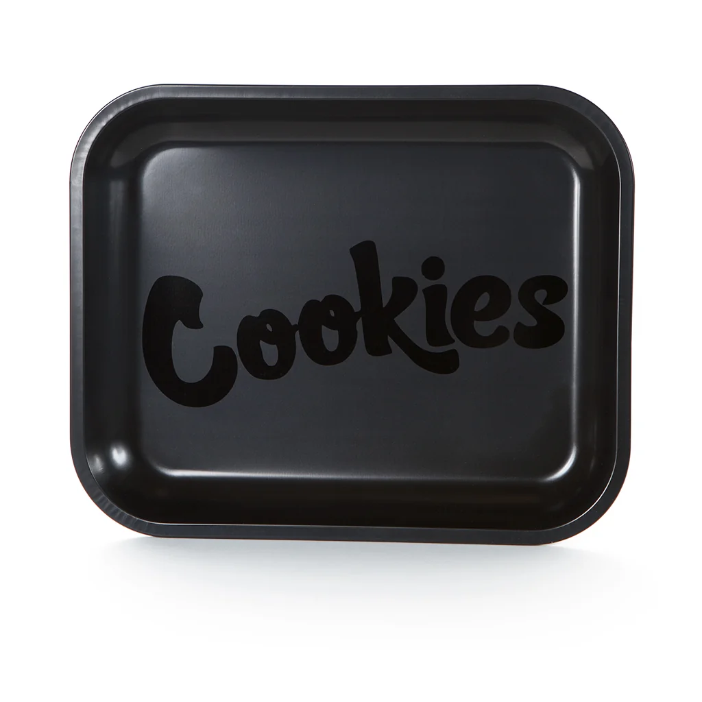 Cookies Matte Large Black Metal Rolling Tray
